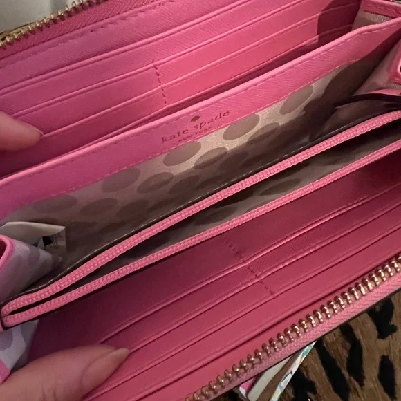 Kate Spade Pink Wallet - Picture 3 of 6